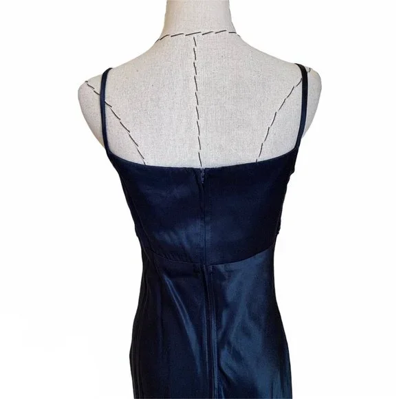 BLONDIE and ME Evening Dress Prom Formal Party Sparkle Blue Glitter 90s Y2k - Picture 6 of 11